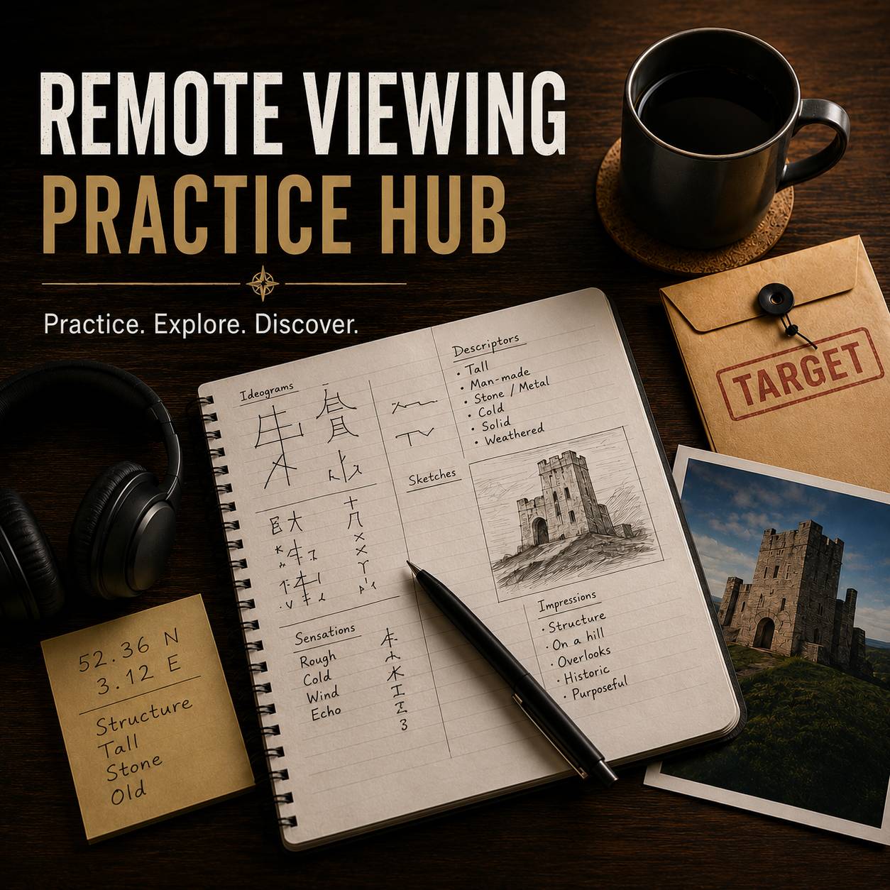 Controlled Remote Viewing (CRV) Practice Hub